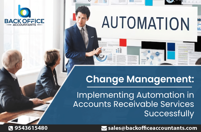 Businesses looking to increase productivity, save expenses, and boost satisfaction with clients may consider automating their accounts receivable (AR) services. Automation technology has the ability to accelerate routine activities, reduce mistakes, and make the AR process more flexible and scalable. However, careful planning, efficient change management, and collaboration among departments are all crucial for the effective implementation of automation in AR services. Organisations must define specific goals, evaluate their present processes, choose the appropriate technology for automation or platforms, and come up with a thorough implementation strategy in order to effectively adopt automation in AR services. For smooth integration and continuous maintenance, collaboration is essential between accounts receivable services teams, IT departments, and outside providers. Organisations may optimise their financial operations, increase efficiency, and provide better experiences to consumers and stakeholders by adopting automation in AR services and skillfully managing the changes that come along with it. Understanding the Need for Change Organisations are continually looking for methods to optimise their accounts receivable and accounts payable processing in the constantly changing world of finance. Understanding the need for change requires an evaluation of the present AR landscape. Paper-based bills, manual data input, and time-consuming reconciliation duties are common components of manual AR processes. These procedures impair cash flow and client satisfaction since they are not only usually inefficient but also prone to many mistakes. When taking into consideration the advantages it provides, the necessity of accounts payable automation becomes clear. It facilitates quicker processing of invoices, increases accuracy through automated data validation, reduces fines for late payments, and provides transparency into the organisation's financial situation. Automation also makes it less difficult to stay in line with legal obligations and improves supplier relationships by ensuring prompt payments. Firms may achieve higher levels of efficiency, cost savings, and strategic value through the implementation of accounts payable automation. But carrying out such an unprecedented shift will need thorough preparation, stakeholder involvement, and efficient change management approaches. Change Communication, Training, Preparing the Organization for Automation Accounts receivable services automation implementation necessitates a strategic approach to change management. In order to prepare the organisation for this shift, effective change communication and training are essential. Organisations can guarantee a seamless transition and maximise the success of automation deployment by proactively addressing concerns, articulating the benefits, and offering thorough training. Raising Concerns and Increasing Awareness: ●Explain why automation is necessary in detail, highlighting any possible advantages like better productivity, fewer mistakes, and more customer satisfaction. ●Address any concerns or worries that staff members may have about their jobs or future positions in a proactive manner. ●Reassure the audience and stress the chances for skill improvement and higher-value contributions. Stakeholder Engagement: ●Involve important stakeholders in stakeholder engagement. Engage staff members, supervisors, and executives at every stage of the procedure to get their perspectives, handle their issues, and win their support. ●This partnership develops a sense of ownership and a favourable outlook on the change. ●These are some conditions when using a spinal cord stimulator can help. Detailed Instruction: ●Determine the precise abilities and information needed to use the automation programme efficiently. Make a comprehensive examination to customize the training programme. ●Provide practical instruction to staff with useful, hands-on training that enables them to become familiar with the accounts payable automation tools, workflows, and best practices. ●Promote active engagement and continuing assistance. Overcoming Barriers to Change Employee resistance is one of the main obstacles to change. Organisations must properly convey the advantages of automation to avoid this. Organisations may allay worries and win support by clearly articulating how automation can eliminate repetitive jobs, streamline processes, and free up staff to concentrate on more strategic and value-added activities. The lack of knowledge and understanding regarding automation is another frequent hurdle. Organisations should spend money teaching staff members about the advantages and operation of automation technology in order to overcome this issue. Employees may better grasp how automation might enhance their job and the overall efficiency of AR services by being given sessions of instruction, workshops, and resources for learning. Back Office Accounts ought to be on your consideration list while looking for bookkeeping and accounting services. Back Office Accounts distinguishes itself as a partner for companies in need of financial management help due to its remarkable competence and a broad array of services. Back Office Accounts has a staff of very talented individuals that are knowledgeable about bookkeeping and accounting procedures. Their knowledge covers several sectors, guaranteeing that they can successfully meet the particular needs and demands of various enterprises. Back Office Accounts offers the knowledge and experience to offer solutions that are in line with your distinctive financial goals, whether you have a big business or